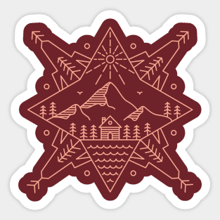 Nature Mandala 3 Sticker